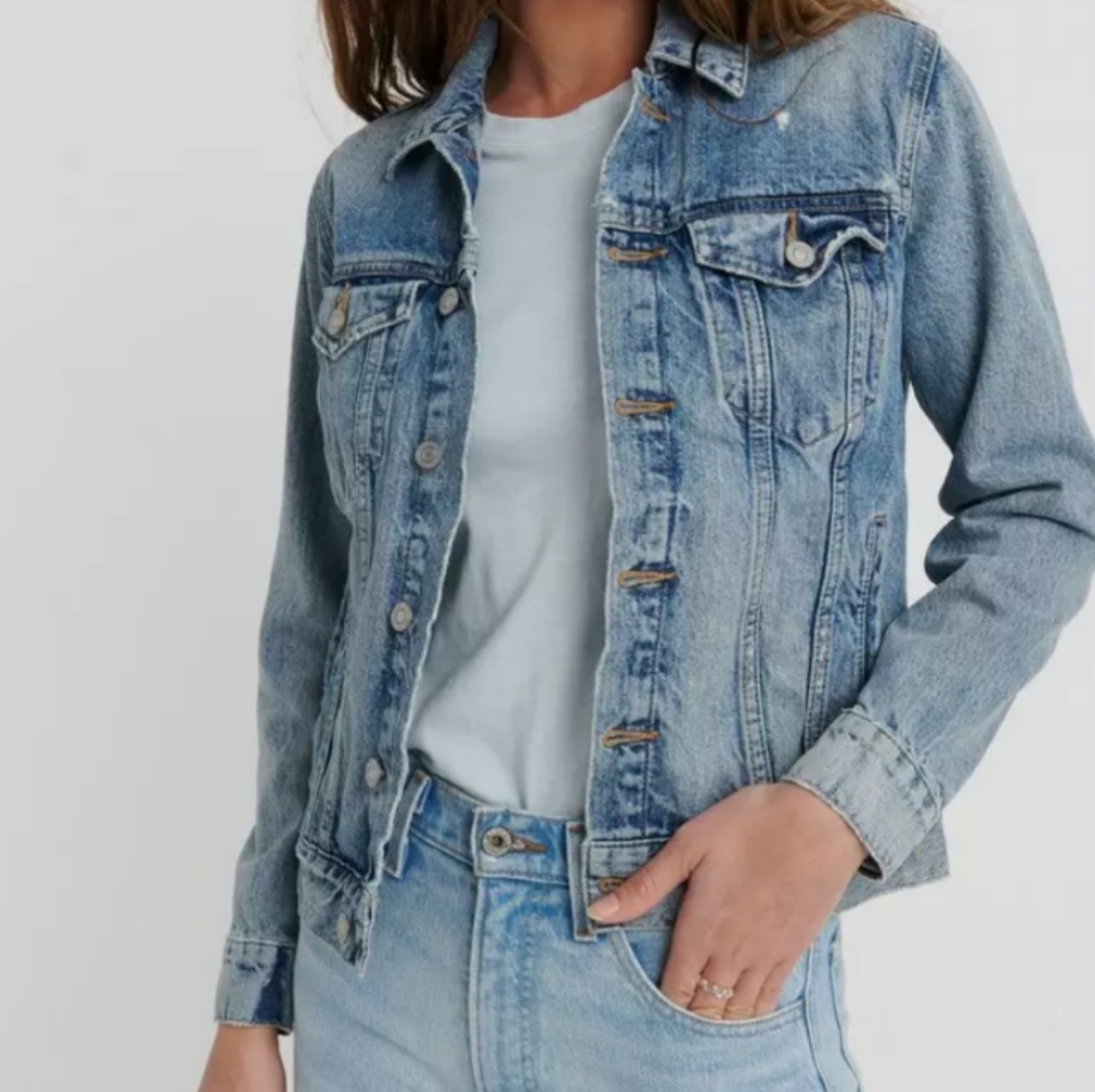 Lucky brand tomboy trucker denim jacket